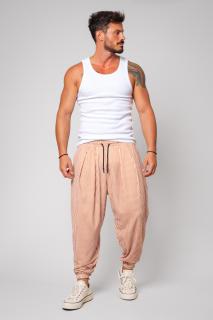 Pantaloni Barbati bufanti White Brown