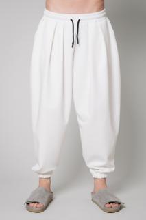 Pantaloni Barbati bufanti White