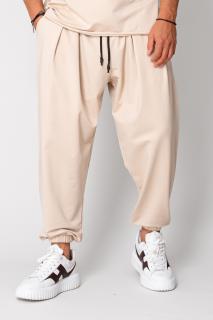 Pantaloni lung Baggy Light Beige