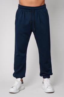 Pantaloni lung bufant Navy II