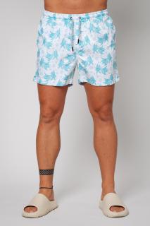 Pantaloni scurt de baie Fish White