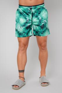 Pantaloni scurt de baie Leaves Mint