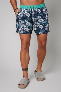 Pantaloni scurt de baie Navy Green
