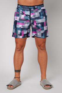Pantaloni scurt de baie Palm Navy