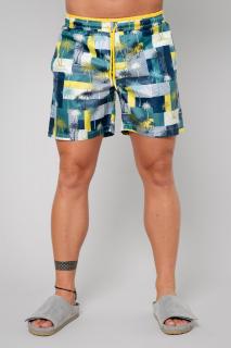 Pantaloni scurt de baie Palm Yellow