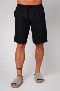 Pantaloni scurt Lino din IN 100% Black