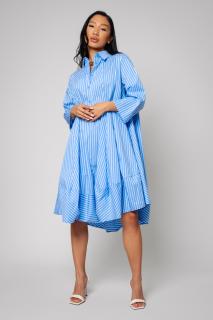 Rochie larga Off White Blue