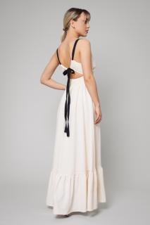 Rochie lunga Beige