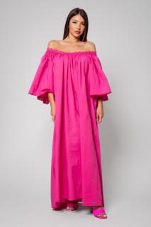 Rochie lunga larga Fuchsia