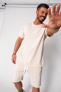 Set Axis tricou si pantalon scurt Light Beige