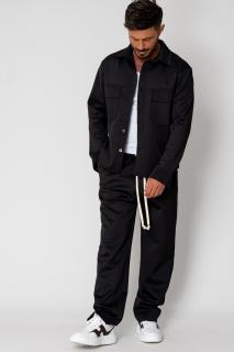 Set Camasa cu buzunare si Pantalon lung Black II