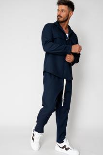 Set Camasa cu buzunare si Pantalon lung Navy
