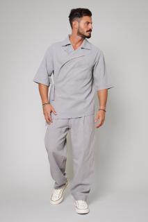 Set Camasa si Pantalon lung Grey