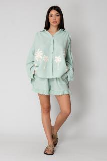 Set Camasa si pantalon scurt Mint
