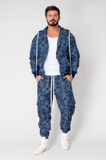 Set Cargo Hanorac si pantalon lung Navy