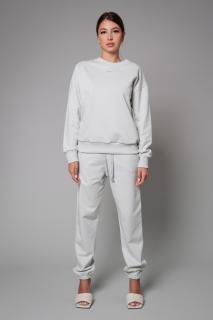 Set Easy bluza si pantalon Oversized Light Grey