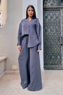 Set Gabrielle din 100% IN Grey Anthracite
