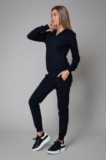 Set HyperA hanorac cu fermoar si pantalon Navy II