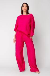 Set Kalie Bluza si Pantalon lung 100% IN Magenta