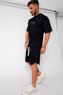 Set Kobe II tricou si pantalon scurt Oversized Black