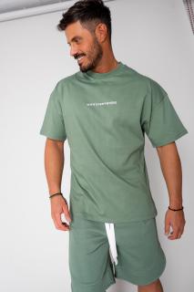 Set Kobe II tricou si pantalon scurt Oversized Dark Olive