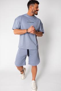 Set Kobe II tricou si pantalon scurt Oversized Grey