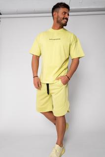 Set Kobe II tricou si pantalon scurt Oversized Lime Green