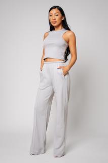 Set Lineea bustiera lunga si pantalon lung Grey