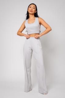 Set Lineea bustiera scurta si pantalon lung Grey