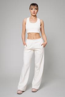 Set Lineea bustiera scurta si pantalon lung Off White