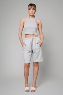 Set Lineea bustiera si pantalon scurt Grey