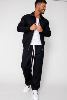Set Medellin Jacheta cu fermoar si Pantalon lung Black