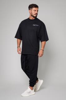 Set Thorr tricou huge oversized si pantalon lung Black