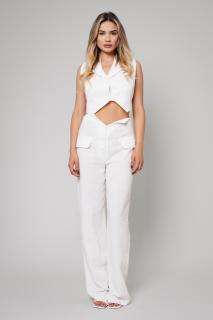 Set Vesta si Pantalon lung Off White