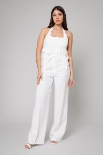 Set Vesta si Pantalon lung White