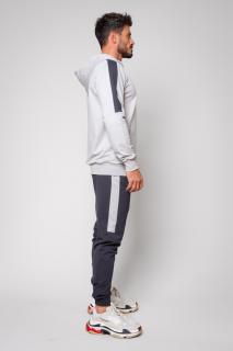 Trening bumbac Glo cu gluga Grey