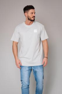 Tricou Barbati Heavy Oversized Grey