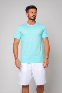 Tricou Barbati Round Neck Beryl Blue