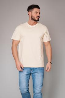 Tricou Barbati Round Neck Sand