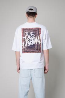 Tricou Barbati Spirit Person Oversized White