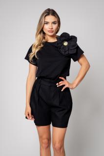 Tricou Femei Black Flower