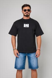 Tricou H Sad Barbati Oversized Black