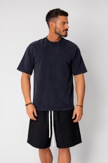 Tricou Oversized Ripped Black