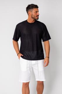 Tricou tricotat Black