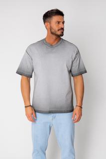 Tricou Vintage Oversized Grey Anthracite