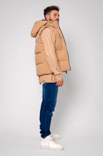 Vesta cu gluga Brown
