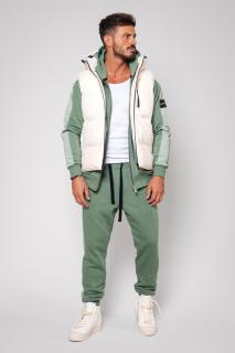 Vesta cu gluga Off White
