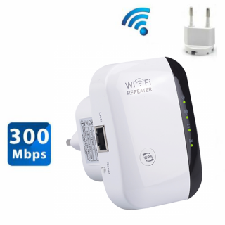 Amplificator retea semnal Wireless 2.4G, WIFI repeater 300Mbps