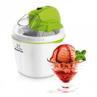 Aparat de preparat inghetata Taurus Tasty N Cream, 12W, Vas aluminiu, Timp preparare 20 min-40 min, Alb Verde