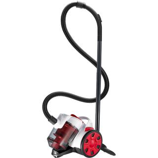 Aspirator fara sac Vortex VO4504, 2 L, 800 W, Filtru HEPA, Perie de podea, Perie pentru spatii inguste, Rosu - RESIGILAT